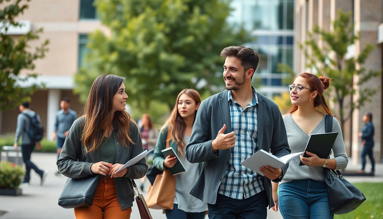 Structured study materials and learning resources on a desk